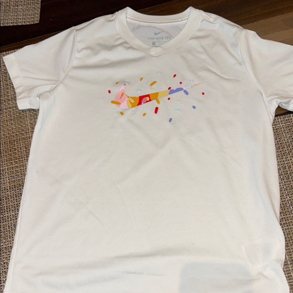 Nike Kids Tee with Colorful Graphic